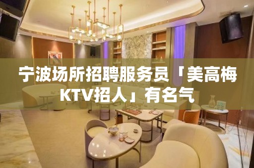 宁波场所招聘服务员「美高梅KTV招人」有名气