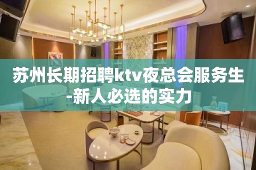 苏州长期招聘ktv夜总会服务生-新人必选的实力