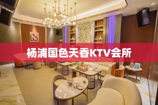 杨浦国色天香KTV会所