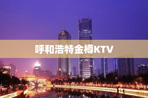 呼和浩特金樽KTV