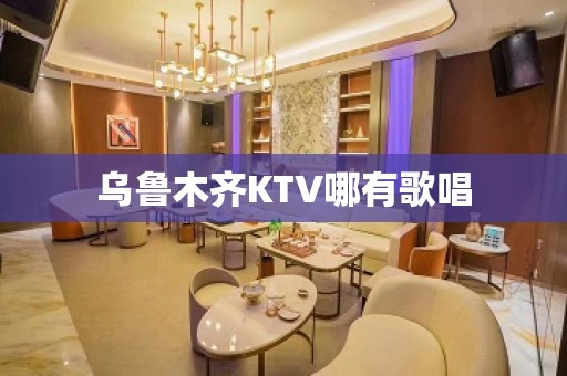 乌鲁木齐KTV哪有歌唱