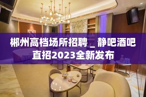 郴州高档场所招聘＿静吧酒吧直招2023全新发布