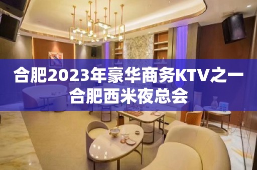 合肥2023年豪华商务KTV之一合肥西米夜总会