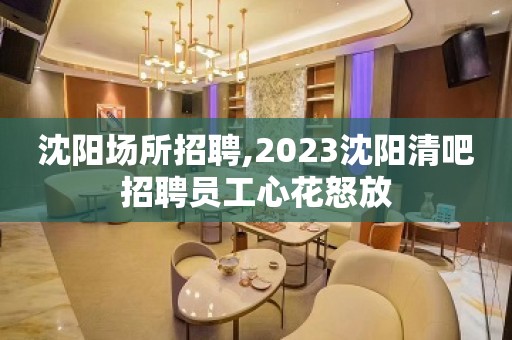 沈阳场所招聘,2023沈阳清吧招聘员工心花怒放