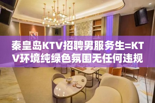 秦皇岛KTV招聘男服务生=KTV环境纯绿色氛围无任何违规要求