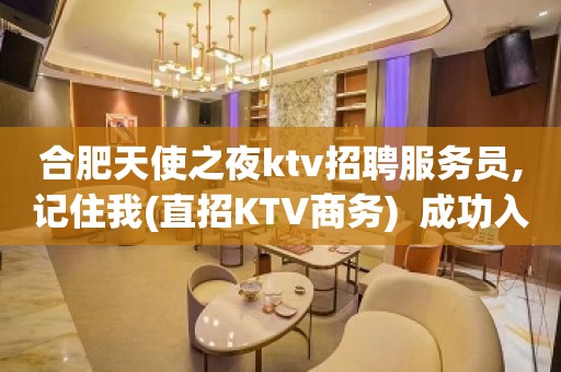 合肥天使之夜ktv招聘服务员,记住我(直招KTV商务)  成功入