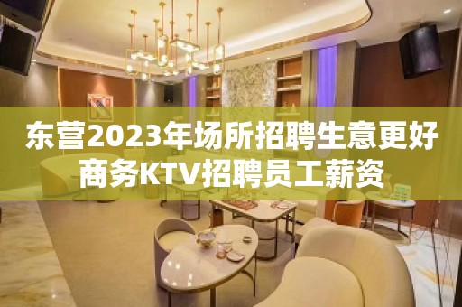 东营2023年场所招聘生意更好商务KTV招聘员工薪资