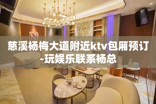 慈溪杨梅大道附近ktv包厢预订-玩娱乐联系杨总