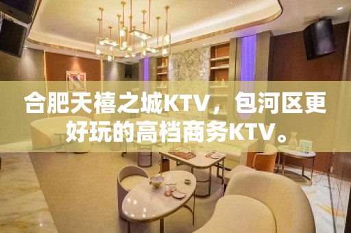 合肥天禧之城KTV，包河区更好玩的高档商务KTV。