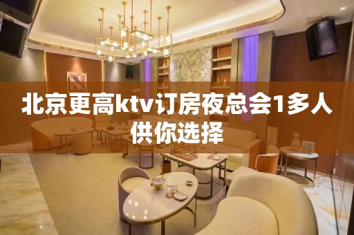 北京更高ktv订房夜总会1多人供你选择