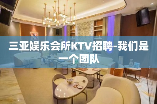 三亚娱乐会所KTV招聘-我们是一个团队