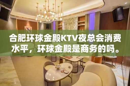 合肥环球金殿KTV夜总会消费水平，环球金殿是商务的吗。