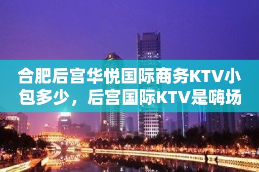 合肥后宫华悦国际商务KTV小包多少，后宫国际KTV是嗨场吗？