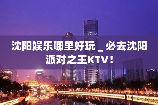 沈阳娱乐哪里好玩＿必去沈阳派对之王KTV！