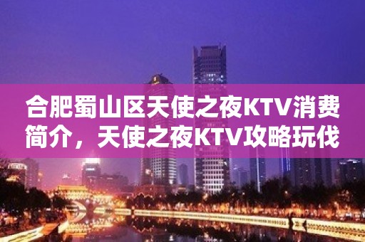 合肥蜀山区天使之夜KTV消费简介，天使之夜KTV攻略玩伐。