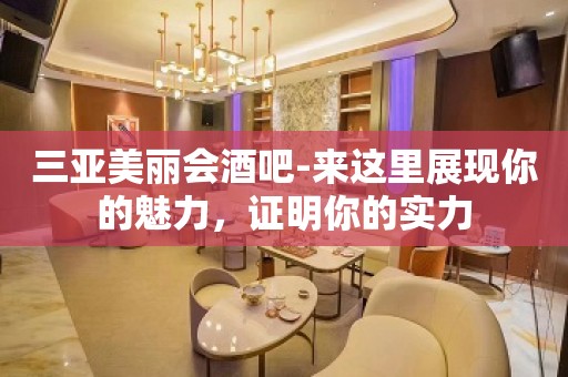 三亚美丽会酒吧-来这里展现你的魅力，证明你的实力