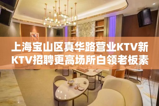 上海宝山区真华路营业KTV新KTV招聘更高场所白领老板素质高