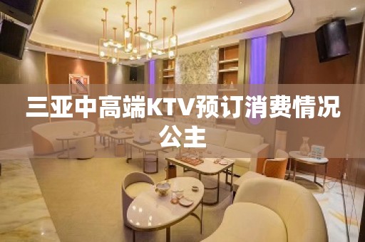 三亚中高端KTV预订消费情况公主