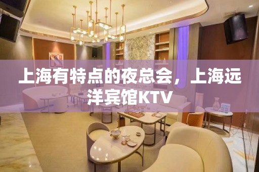 上海有特点的夜总会，上海远洋宾馆KTV