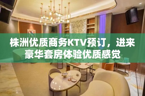 株洲优质商务KTV预订，进来豪华套房体验优质感觉