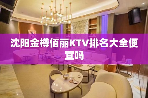 沈阳金樽佰丽KTV排名大全便宜吗