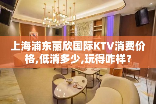 上海浦东丽欣国际KTV消费价格,低消多少,玩得咋样？