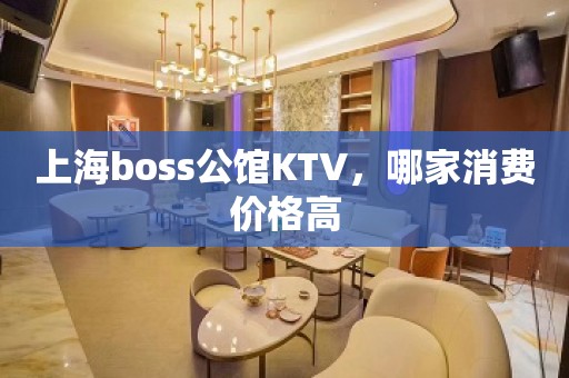 上海boss公馆KTV，哪家消费价格高