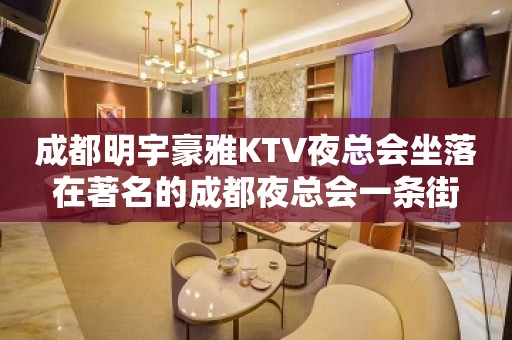 成都明宇豪雅KTV夜总会坐落在著名的成都夜总会一条街