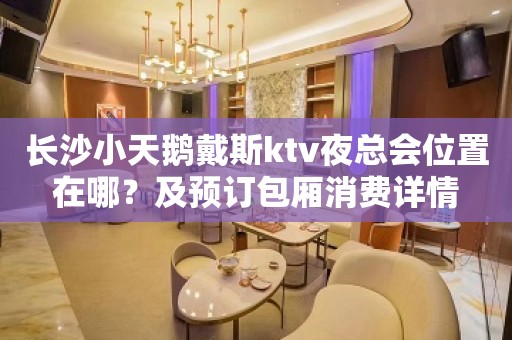 长沙小天鹅戴斯ktv夜总会位置在哪？及预订包厢消费详情