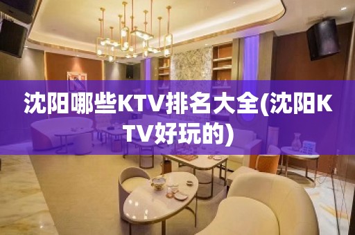 沈阳哪些KTV排名大全(沈阳KTV好玩的)