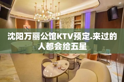 沈阳万丽公馆KTV预定.来过的人都会给五星